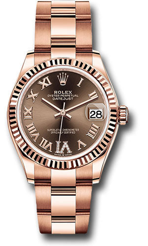 Rolex Everose Gold Datejust 31 Watch 278275 chodr6o