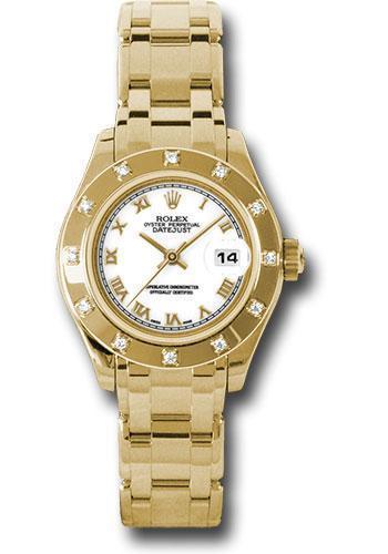 Rolex Datejust Pearlmaster Watch: 80318 wr