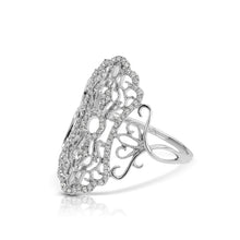 Load image into Gallery viewer, 14kt Gold 1/5 ct tw Vintage Ring F VS Diamonds