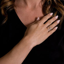 Load image into Gallery viewer, 14kt Gold 1/20 ct tw Ring F VS Diamonds