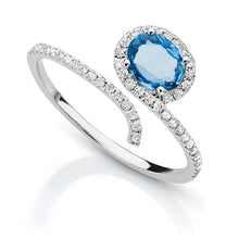 Load image into Gallery viewer, 14kt Gold 1/4 ct tw Ring F VS Diamonds