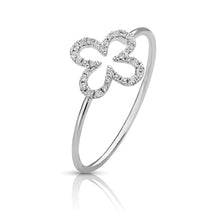 Load image into Gallery viewer, 14kt Gold 1/8 ct tw Ring F VS Diamonds
