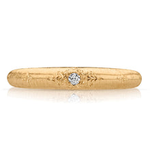Load image into Gallery viewer, 14kt Gold 18kt gold 1/20 ct tw Italian Style Ring F VS Diamonds