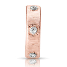 Load image into Gallery viewer, 14kt Gold 18kt gold 1/10 ct tw Italian Style Ring F VS Diamonds