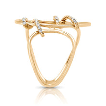 Load image into Gallery viewer, 14kt Gold 1/6 ct tw Ring F VS Diamonds