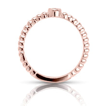 Load image into Gallery viewer, 14kt Gold 1/10 ct tw Ring F VS Diamonds