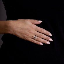 Load image into Gallery viewer, 14kt Gold 1/20 ct tw Ring F VS Diamonds