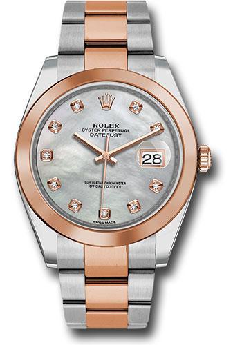 Rolex Steel and Everose Gold Rolesor Datejust 41 Watch 126301 mdo