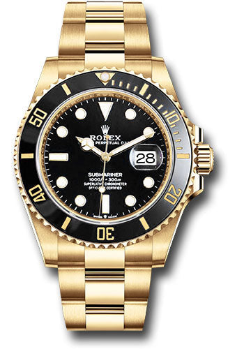 Rolex Yellow Gold Submariner 41 Date Watch 126618LN