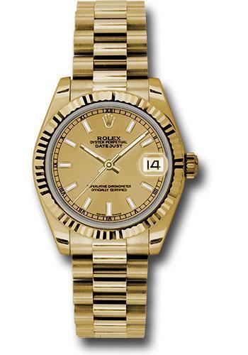 Rolex Datejust 31mm Watch 178278 chip