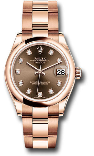 Rolex Everose Gold Datejust 31 Watch 278245 chodo