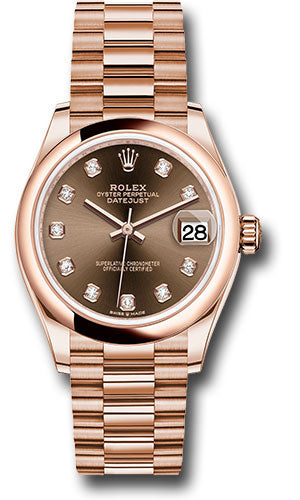 Rolex Everose Gold Datejust 31 Watch 278245 chodp