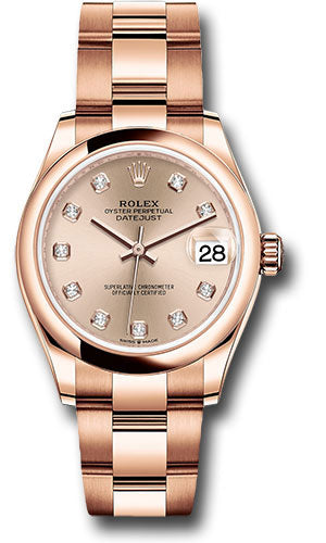 Rolex Everose Gold Datejust 31 Watch 278245 rsdo