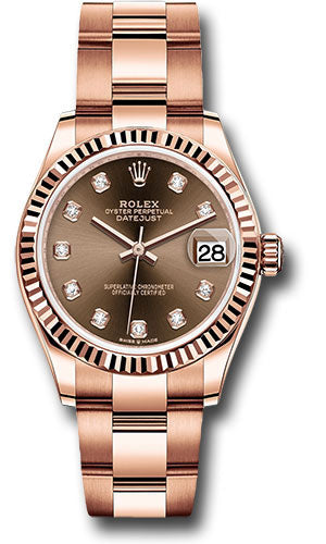 Rolex Everose Gold Datejust 31 Watch 278275 chodo
