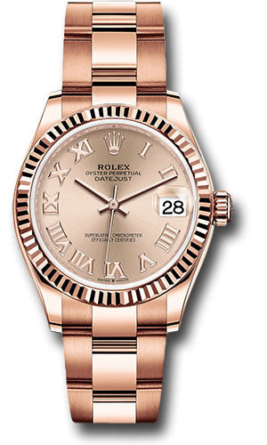 Rolex Everose Gold Datejust 31 Watch 278275 rsro