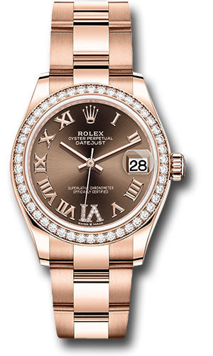 Rolex Everose Gold Datejust 31 Watch 278285RBR chodr6o