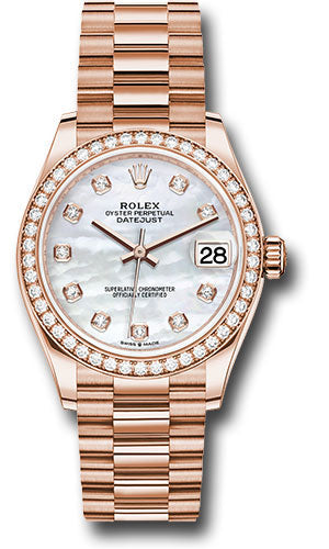Rolex Everose Gold Datejust 31 Watch 278285RBR mdp