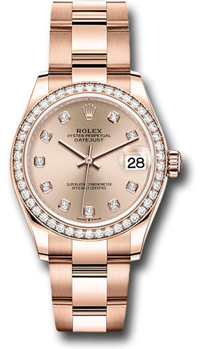Rolex Everose Gold Datejust 31 Watch 278285RBR rsdo
