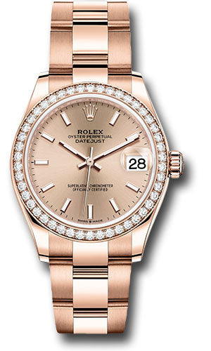 Rolex Everose Gold Datejust 31 Watch 278285RBR rsio