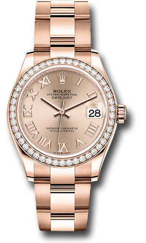 Rolex Everose Gold Datejust 31 Watch 278285RBR rsro
