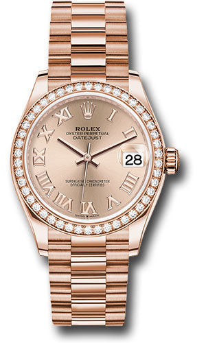 Rolex Everose Gold Datejust 31 Watch 278285RBR rsrp