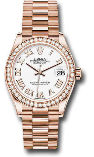 Rolex Everose Gold Datejust 31 Watch 278285RBR wrp