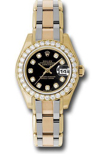 Rolex Datejust Pearlmaster Watch: 80298bic bkd