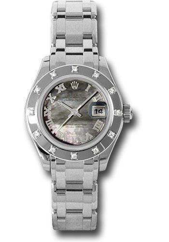 Rolex Datejust Pearlmaster Watch: 80319 dkmr