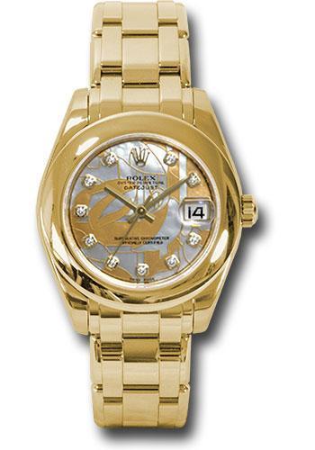 Rolex Datejust Pearlmaster 34mm Watch: 81208 gdd