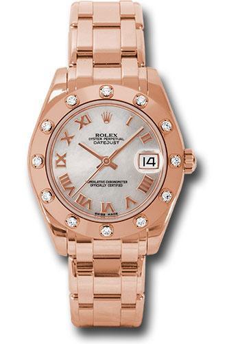 Rolex Datejust Pearlmaster 34mm Watch: 81315 mr