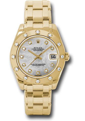 Rolex Datejust Pearlmaster 34mm Watch: 81318 md