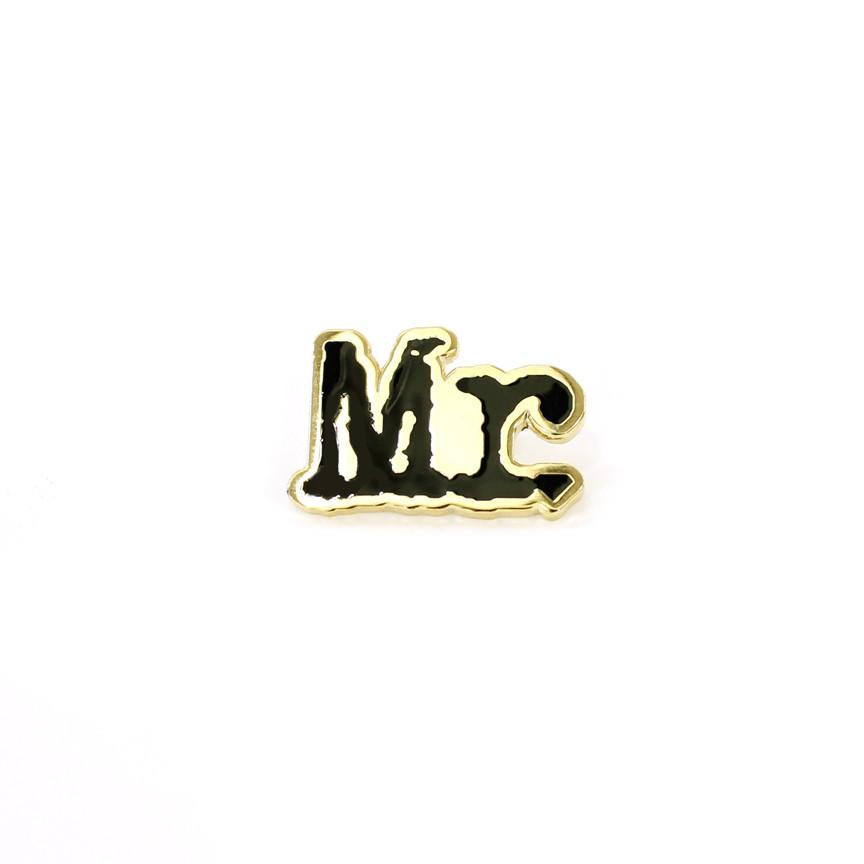 MR Pin 14k Gold