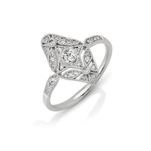 Load image into Gallery viewer, 14kt Gold 1/4 ct tw Vintage Ring F VS Diamonds
